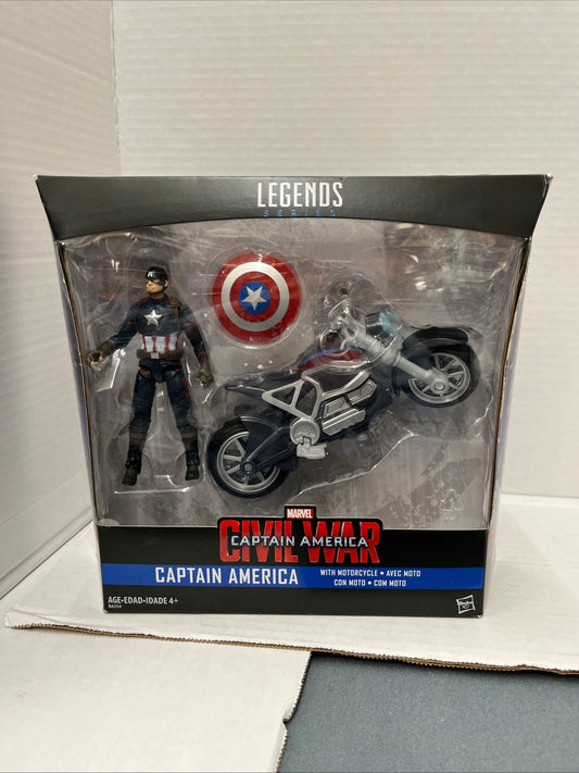 Marvel Legends Captain America With Motorcycle