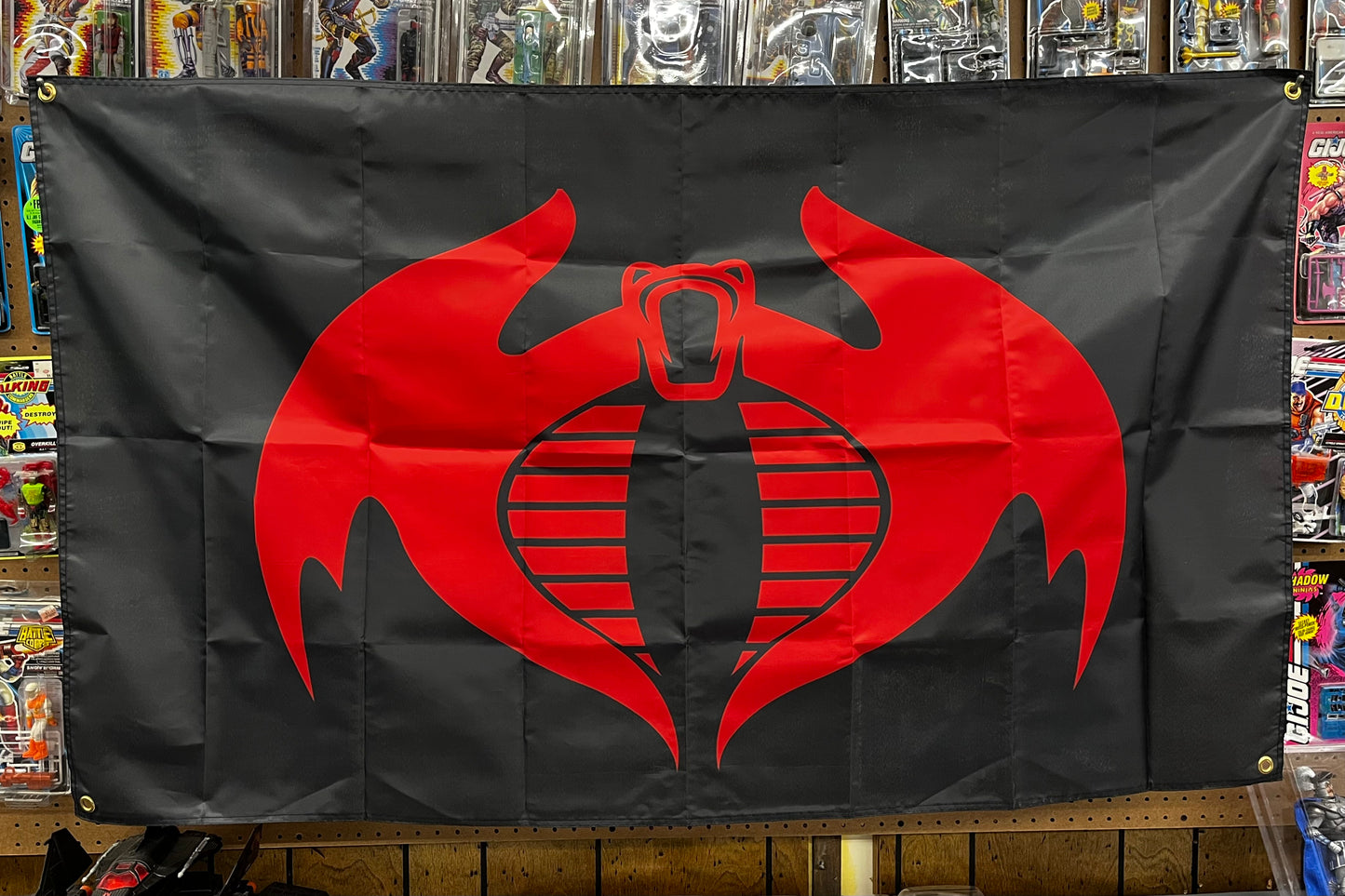 Cobra Flag (Red Logo)