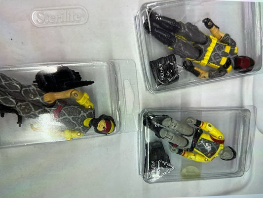 3 python patrol vintage figs.