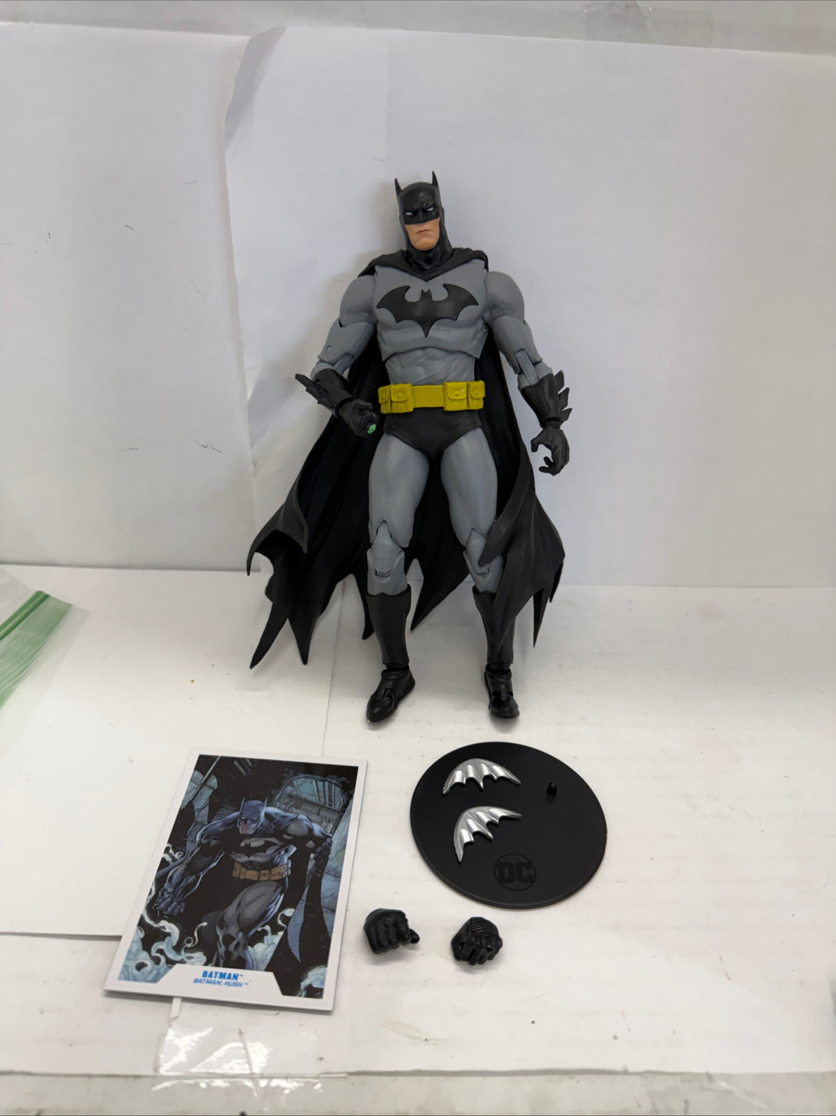 Mcfarlane Toys DC Multiverse Batman 7" Action Figure Hush Black & Grey Variant
