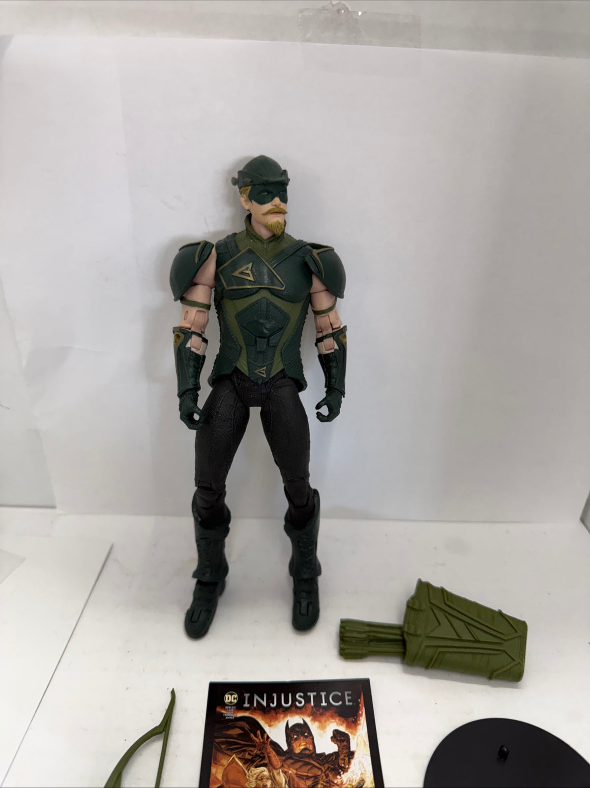 McFarlane Toys DC Direct Page Punchers Injustice 2 Green Arrow Figure Loose