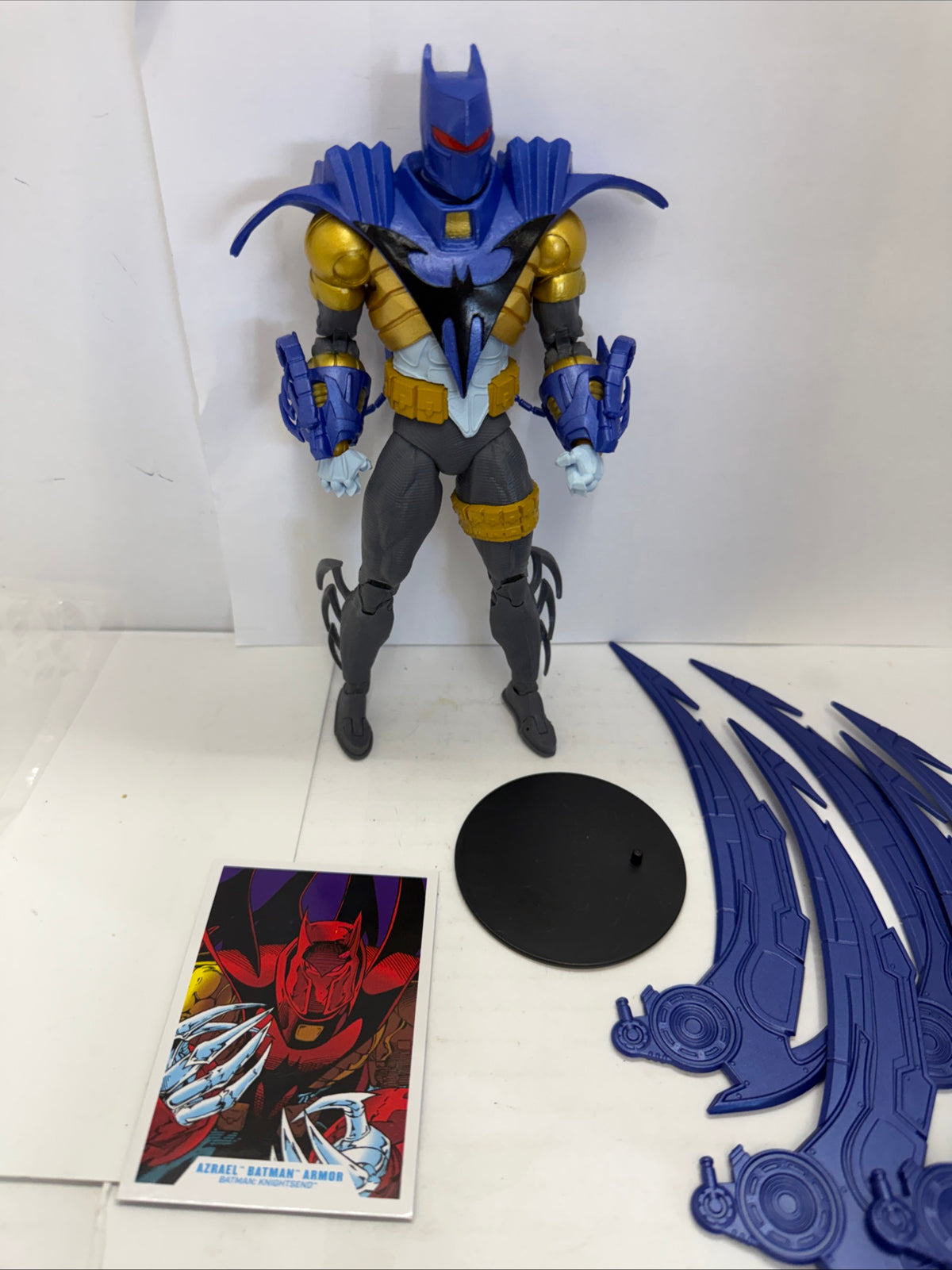 McFarlane DC Multiverse Azrael Batman Armor Knightsend Platinum Chase Figure