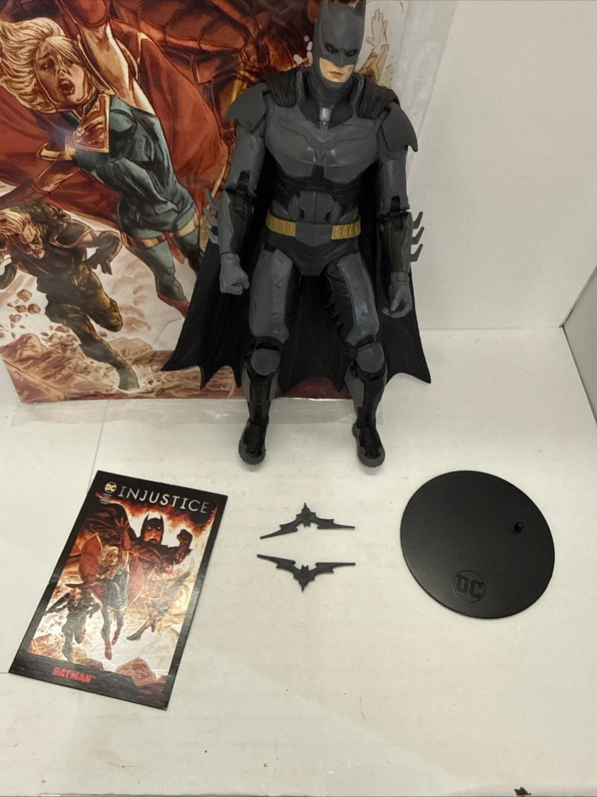 McFarlane DC Injustice 2 Batman 7-Inch Page Punchers Figure with Comic