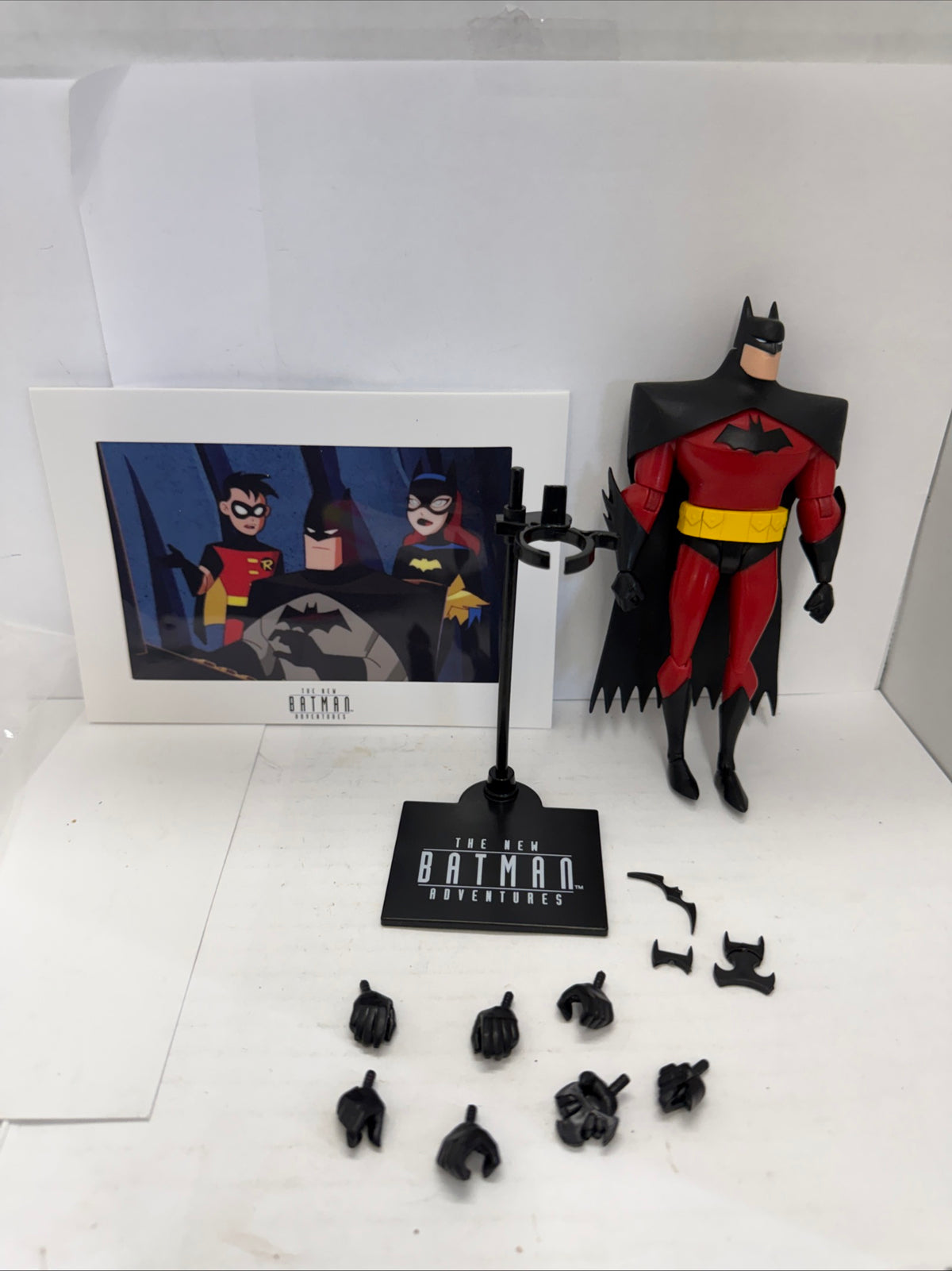 McFarlaneDC The New Batman Adventures Batman Action Figure Platinum Edit. RED.