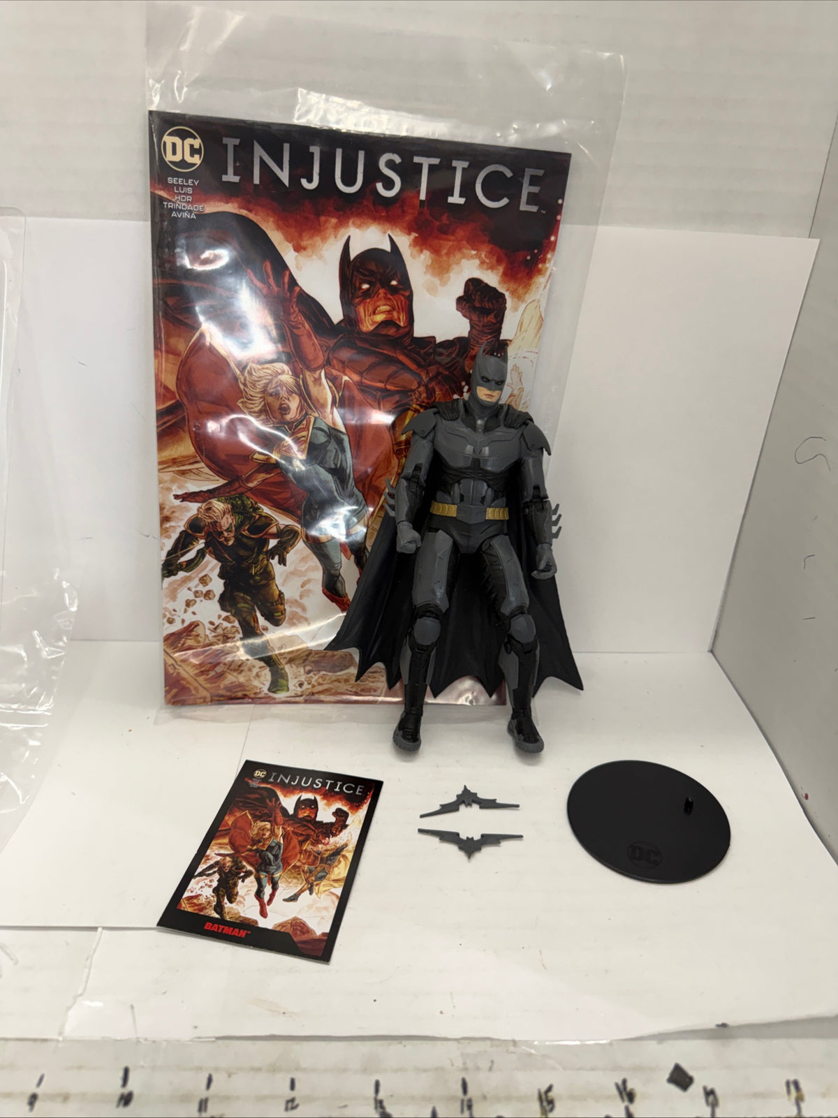 McFarlane DC Injustice 2 Batman 7-Inch Page Punchers Figure with Comic