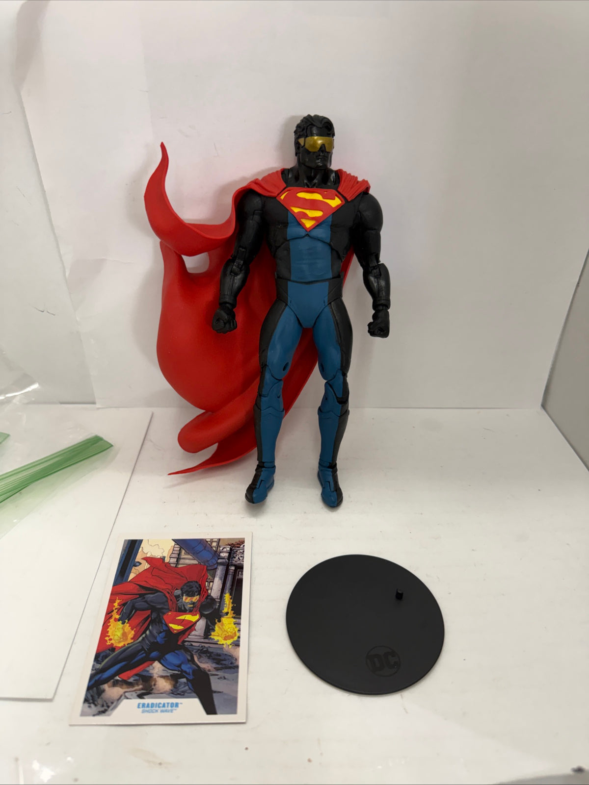 Preowned McFarlane Toys DC Multiverse Eradicator 7" Action Figure READ