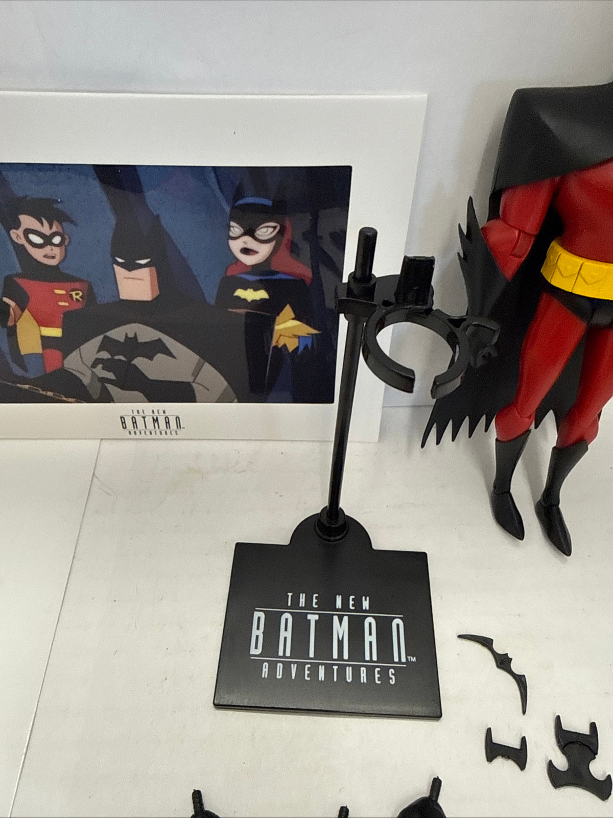 McFarlaneDC The New Batman Adventures Batman Action Figure Platinum Edit. RED.