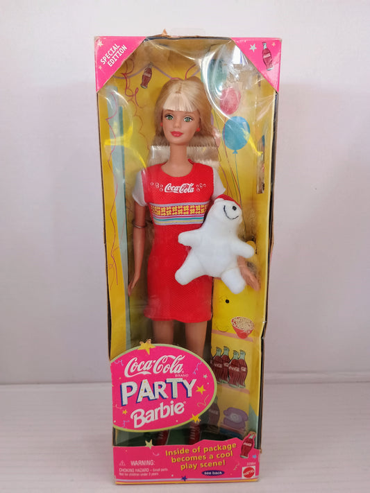 Barbie Coca-Cola Party 1998 Mattel Doll Special Edition