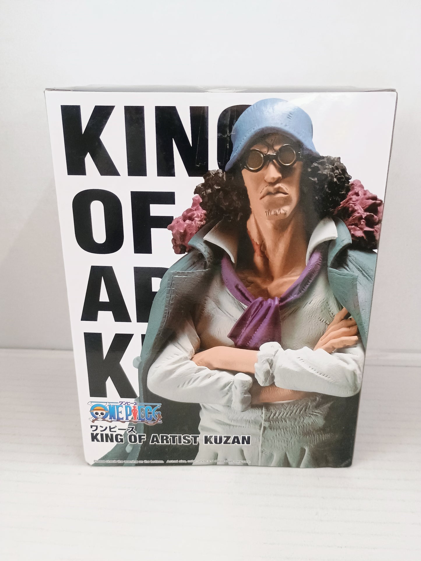 Kuzan King of Artist Figure One Piece Aokiji Statue Banpresto Bandai